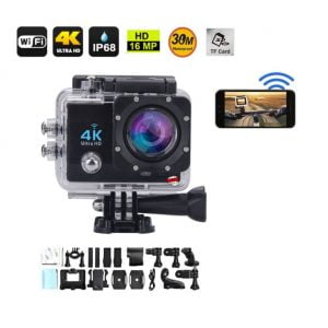 Action Camera 4K ULTRA HD-16 GB SD CARD