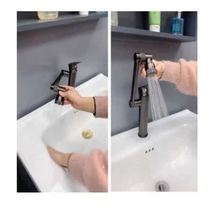 Μπαταρία Νιπτήρα Pull-Out Περιστρεφόμενη 360ᵒ