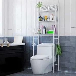 Μεταλλική Ραφιέρα Μπάνιου 3 Επιπέδων για το Πλυντήριο