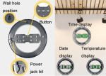 Ψηφιακό Ρολόι Τοίχου 3D LED - Μέτρηση Λεπτών
