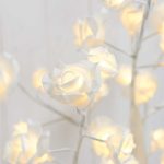 Διακοσμητικό Δέντρο Led με Τριαντάφυλλα