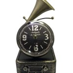 Επιτραπέζιο Ρολόι Vintage Γραμμόφωνο