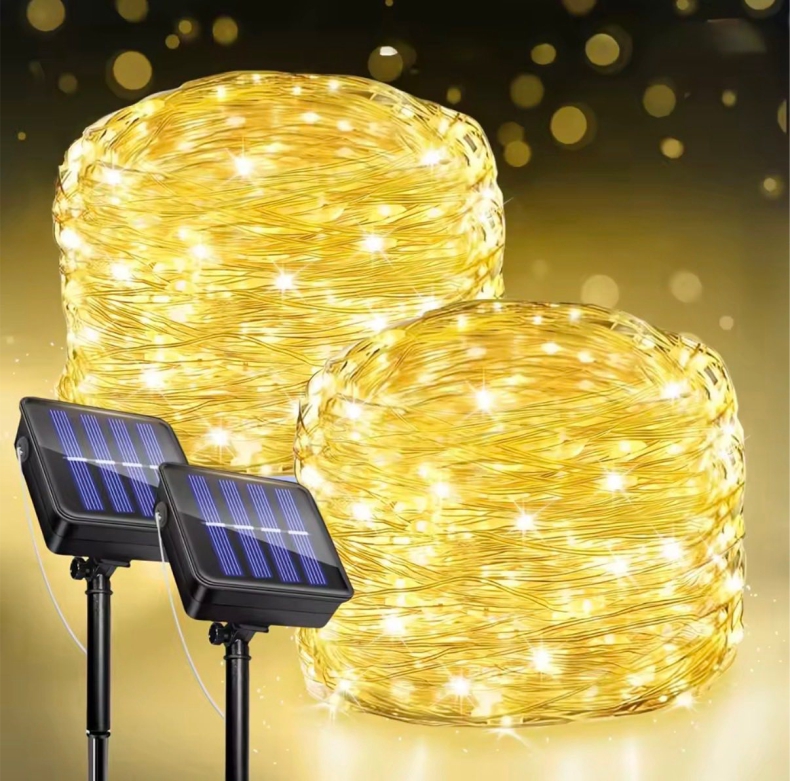 200 Χριστουγεννιάτικα Ηλιακά Λαμπάκια Ψείρες Led 20m 1+1 200 Χριστουγεννιάτικα Ηλιακά Λαμπάκια Ψείρες Led 20m 1+1