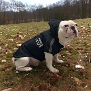 Μπουφάν για Σκύλους Μαύρο- Hooded Jacket Black