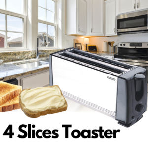 Φρυγανιέρα 4 Θέσεων - 4 Slices Toaster