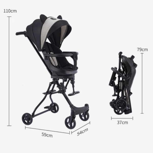 Καρότσι Μωρού XT City - 3 σε 1 Baby Stroller Panda