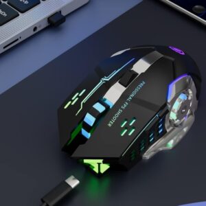 Ασύρματο Ποντίκι Gaming RGB