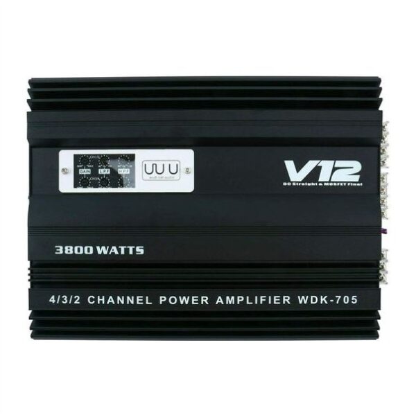 Ενισχυτής Αυτοκινήτου Τετρακάναλος 3800W