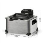 Φριτέζα Λαδιού με Διπλό Αποσπώμενο Κάδο 5lt 2000W