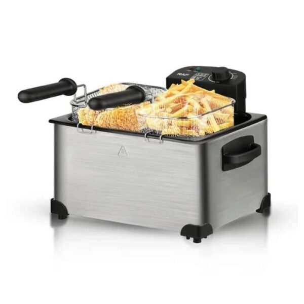 Φριτέζα Λαδιού με Διπλό Αποσπώμενο Κάδο 5lt 2000W