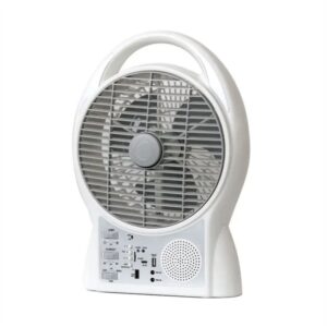 Ηλιακός Ανεμιστήρας Επιτραπέζιος Bluetooth με 2 Λάμπες