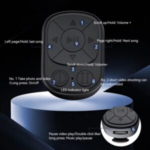 Ασύρματο Τηλεχειριστήριο Κινητού Bluetooth για Εφαρμογές και Social Media