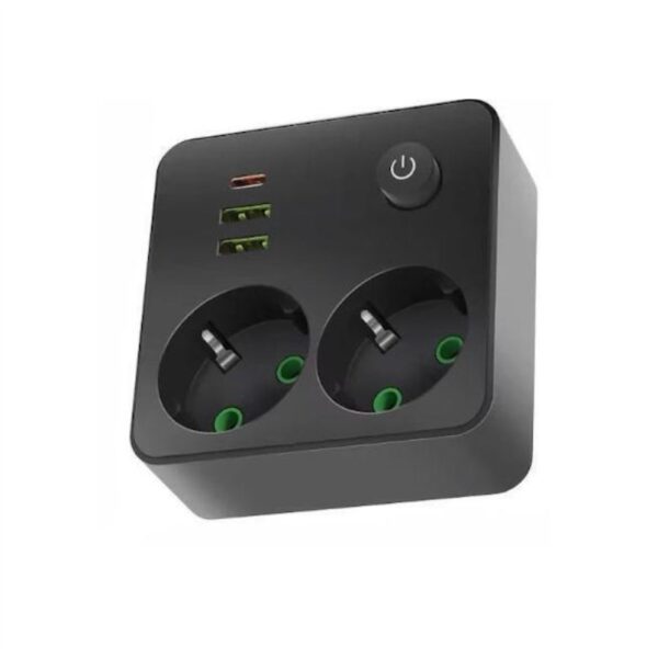 Πολύπριζο με USB και Type-C