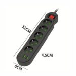Πολύπριζο Ασφαλείας 5 Θέσεων, 2 USB – 1 Type-C 3m