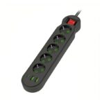 Πολύπριζο Ασφαλείας 5 Θέσεων, 2 USB – 1 Type-C 3m