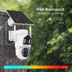 Ηλιακή Περιστρεφόμενη Διπλή Κάμερα IP