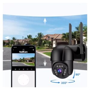 Περιστρεφόμενη Smart Κάμερα Black