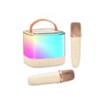 Ασύρματο Ηχείο Bluetooth Karaoke με Δύο Μικρόφωνα