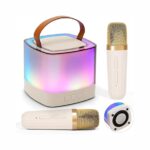 Ασύρματο Ηχείο Bluetooth Karaoke με Δύο Μικρόφωνα