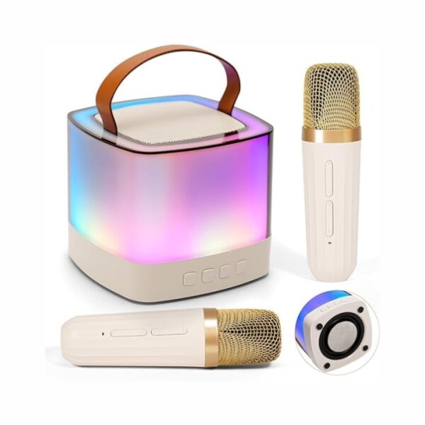 Ασύρματο Ηχείο Bluetooth Karaoke με Δύο Μικρόφωνα
