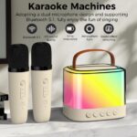 Ασύρματο Ηχείο Bluetooth Karaoke με Δύο Μικρόφωνα