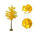 Διακοσμητικό Δέντρο Led 1.75m με Κίτρινα Φύλλα