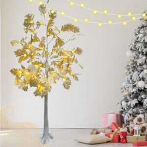 Διακοσμητικό Δέντρο Led 1.80m με Φύλλα