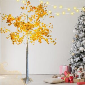 Διακοσμητικό Δέντρο Led 1.80m με Φύλλα