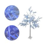 Διακοσμητικό Δέντρο Led Λευκό Φωτισμό 1.80m με Φύλλα