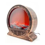 Διακοσμητικό LED Τζάκι Στρογγυλό 31cm