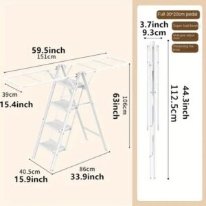 Πτυσσόμενη Σκάλα - Απλώστρα Ρούχων