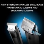 Σετ 4 σε 1 Επαναφορτιζόμενη Κουρευτική - Ξυριστική Μηχανή