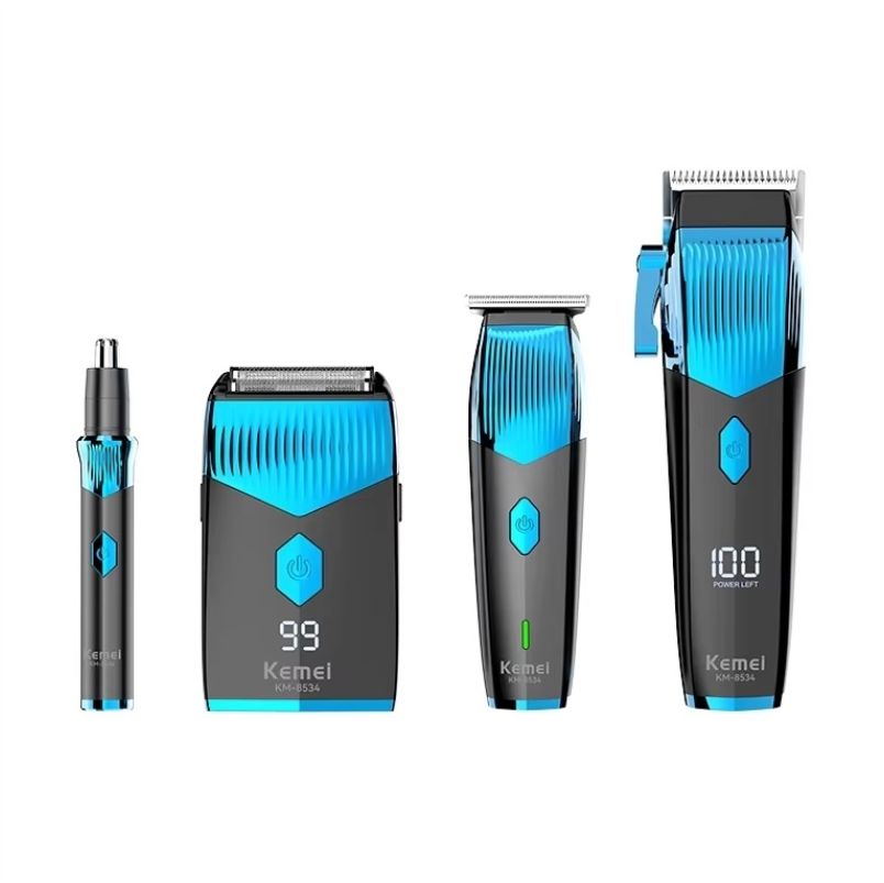 set-4-se-1-epanafortizomeni-koureutiki-jiristiki-mixani Σετ 4 σε 1 Επαναφορτιζόμενη Κουρευτική - Ξυριστική Μηχανή