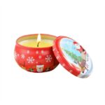 Σετ Χριστουγεννιάτικα Αρωματικά Κεριά σε Μεταλλική Συσκευασία 12 Τεμάχια