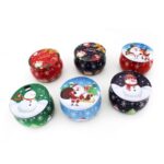 Σετ Χριστουγεννιάτικα Αρωματικά Κεριά σε Μεταλλική Συσκευασία 12 Τεμάχια