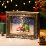 Χριστουγεννιάτικο Φωτιζόμενο Κάδρο με τον Άγιο Βασίλη και Κίνηση