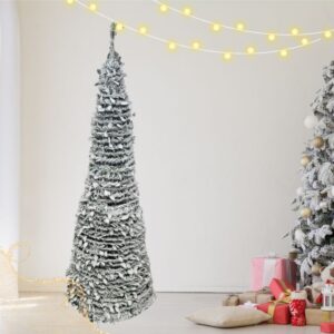 Διακοσμητικό Χριστουγεννιάτικο Δέντρο Κώνος Χιονισμένος 190cm