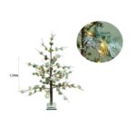 Αδιάβροχο Διακοσμητικό Δέντρο Led Κουκουνάρια 1.30m