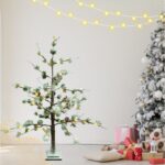 Αδιάβροχο Διακοσμητικό Δέντρο Led Κουκουνάρια 1.30m