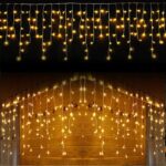 Χριστουγεννιάτικη Ασύμμετρη Κουρτίνα Led