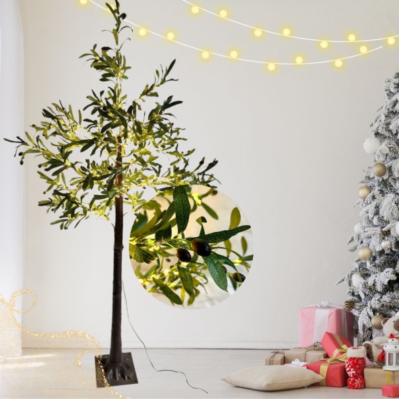 Διακοσμητικό Δέντρο Led Ελιά 1.80m Διακοσμητικό Δέντρο Led Ελιά 1.80m