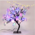 Διακοσμητικό Δέντρο Led RGB με Λουλούδια
