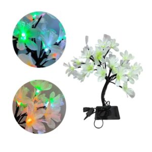Διακοσμητικό Δέντρο Led Rgb με Λουλουδάκια