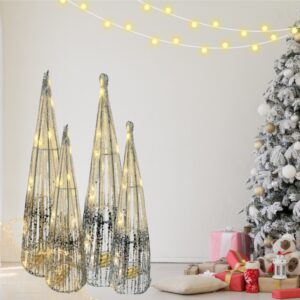 Διακοσμητικό Χριστουγεννιάτικο Δέντρο Glitter Led