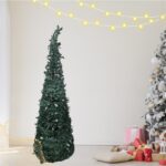 Διακοσμητικό Χριστουγεννιάτικο Πράσινο Δέντρο Κώνος 155cm