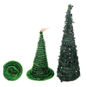 Διακοσμητικό Χριστουγεννιάτικο Πράσινο Δέντρο Κώνος 190cm