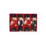 Σετ 4 Στολίδια Δέντρου Καρυοθραύστες