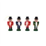 Σετ 4 Στολίδια Δέντρου Καρυοθραύστες