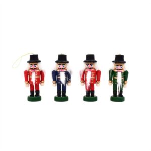 Σετ 4 Στολίδια Δέντρου Καρυοθραύστες