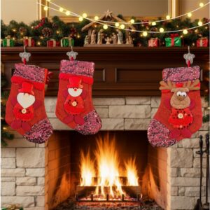 Χριστουγεννιάτικη Διακοσμητική Κάλτσα Red